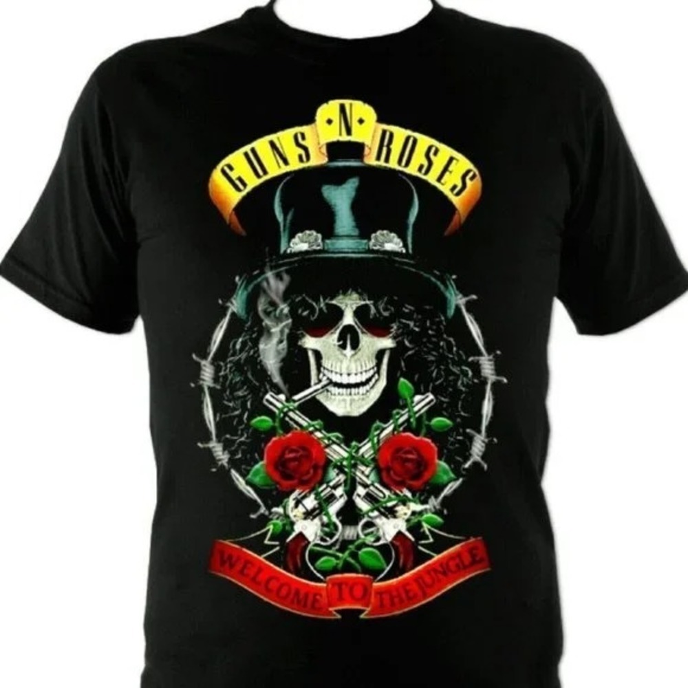 Guns N Roses Welcome Jungle Rock Band Fan Unisex T-Shirt